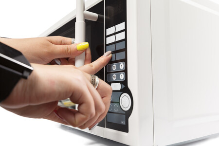 Microwave Oven Isolated White