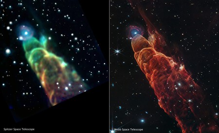 Vista Hh 49 50 Por Telescopios
