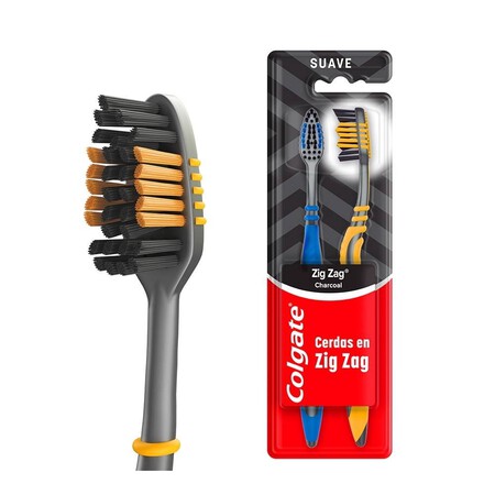 Colgate Zig Zag Charcoal Cerdas Suaves