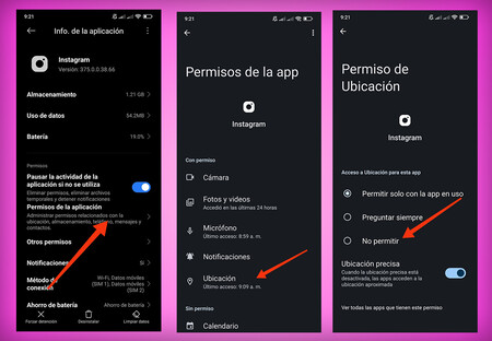 Desactivar Ubicacion Instagram 2