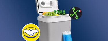 Parece sólo una hielera, pero prácticamente es un mini refrigerador portátil ideal para vacaciones; cuesta 1,554 pesos con 60% de descuento 