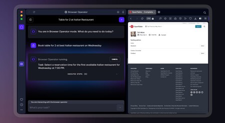 Opera Browser Operator Agente Ia