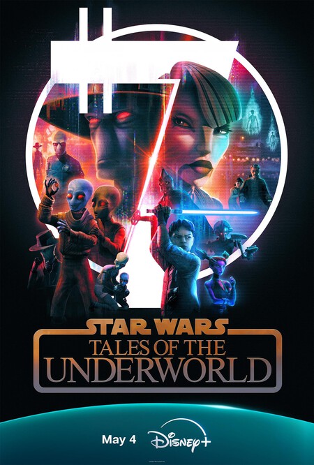 Poster Oficial Star Wars Tales Underworld Historias Inframundo Mexico Disney
