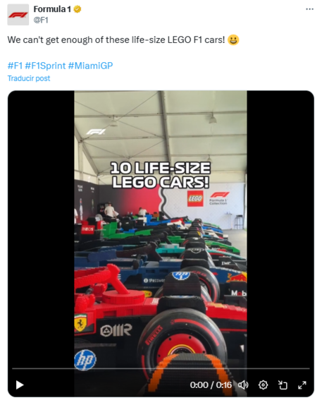 Formula 1 Lego Autos Video