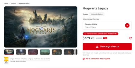 hogwarts legacy nintendo eshop