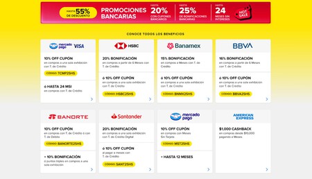 Cupon Bancarios Oferta Descuento Mercado Libre Hot Sale 2025