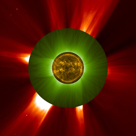 The Sun And Its Corona Viewed By Proba 2 Proba 3 And Soho Pillars