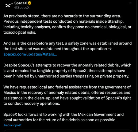 Spacex Postura