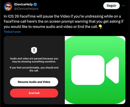 Videollamadas Ios