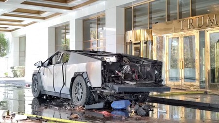 Tesla Cybertruck Incendio Las Vegas Estados Unidos