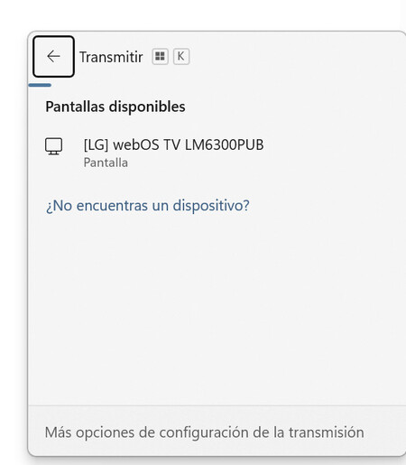 Windows Transmitir