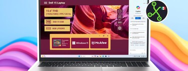 Laptop barata Dell con 512 GB de memoria y Windows 11. Tiene HDMI para conectarla a la tele