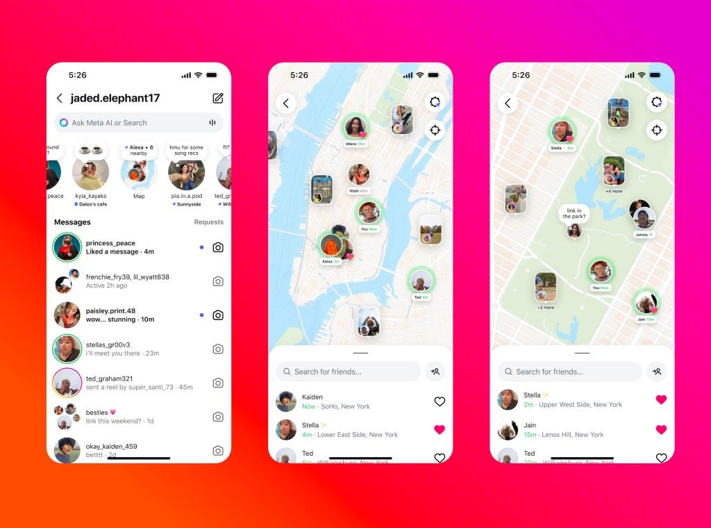 Mapa de Instagram
