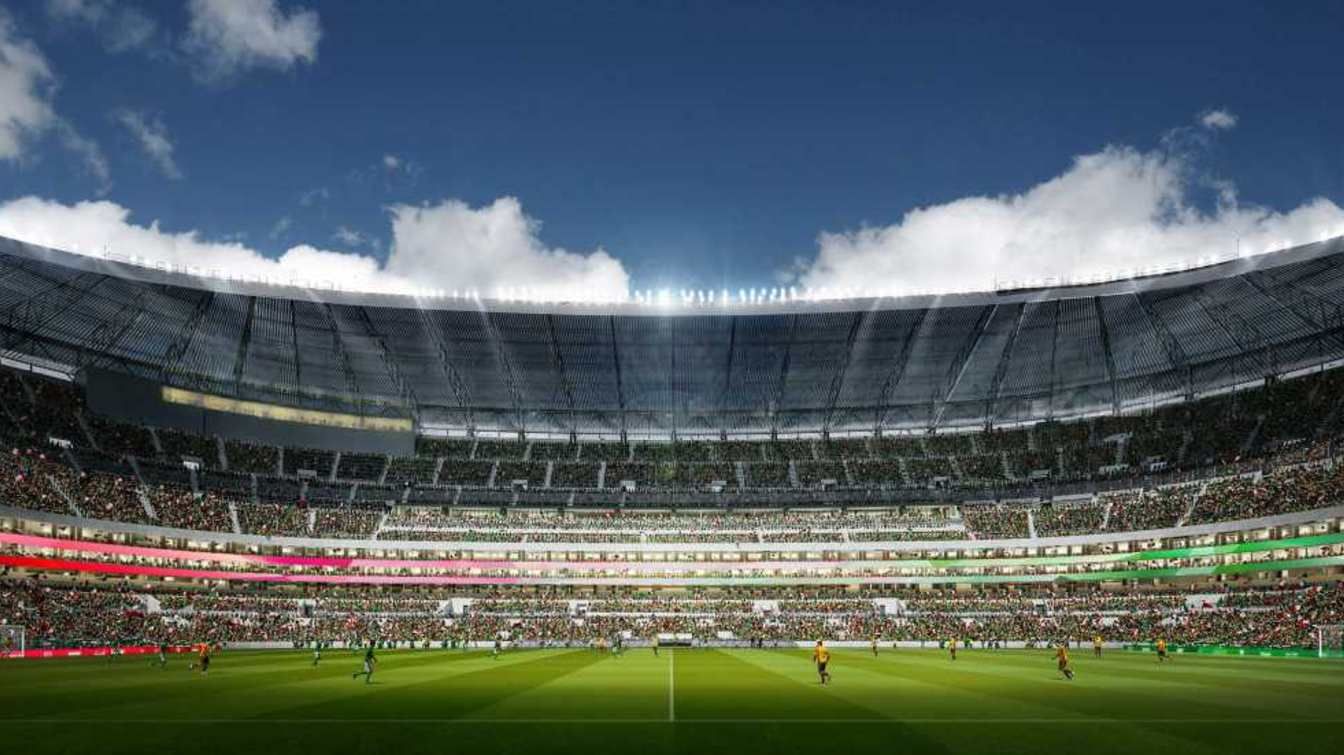 Nuevos son el techo del ring de metal y cristal y las gradas revisadas para mayor comodidad y visibilidad