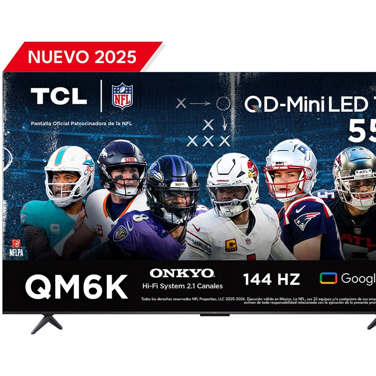 TCL QM6K, 55 pulgada
