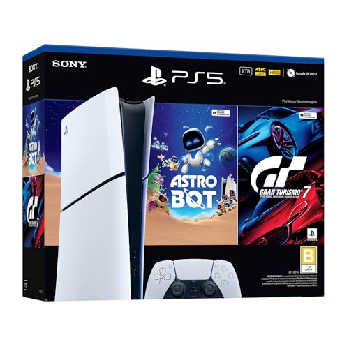PS5 Edición Digital de 1TB con ASTRO BOT y Gran Turismo 7 - Digital Edition