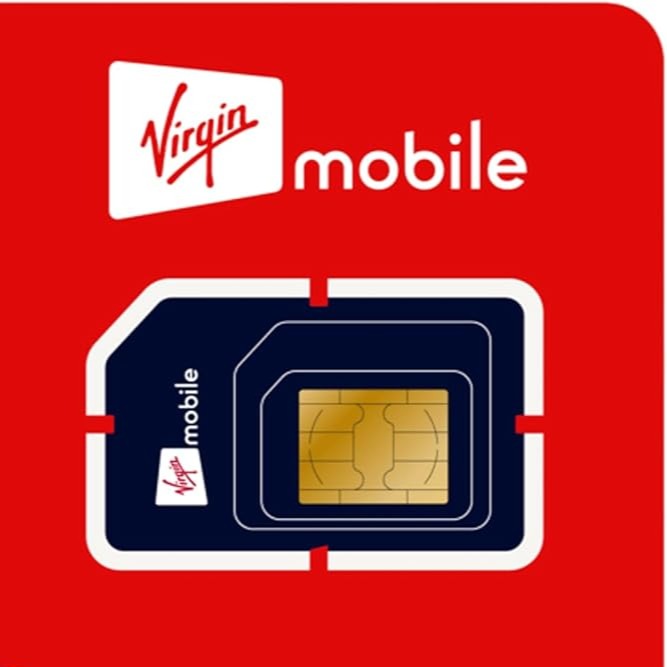 SIM o eSIM Virgin Mobile Paquete 17 GB (225 pesos al domiciliar)