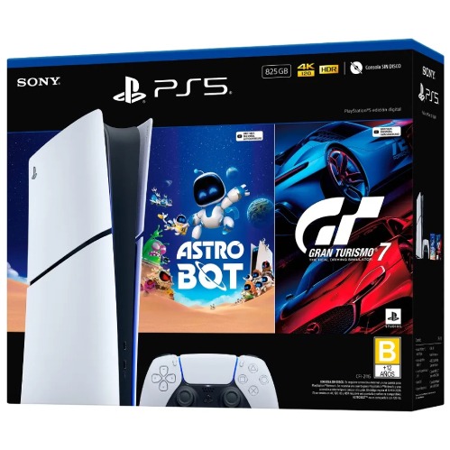 PlayStation 5 Digital Edition con Astro Boy y Gran Turismo 7