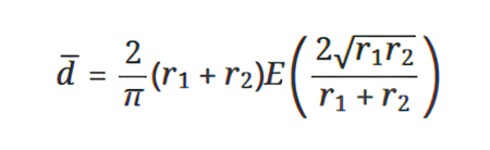 Se puede determinar integrando la distancia punto a punto alrededor de c 1 , como se simplifica en la ecuación 1, que define el PCM: