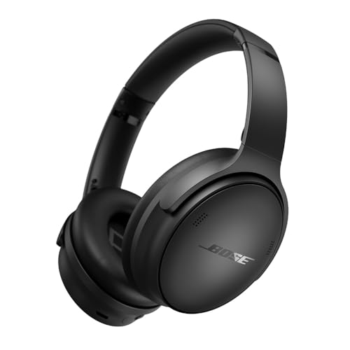 Bose Audífonos inalámbricos con cancelación de Ruido QuietComfort, audífonos externos Bluetooth con hasta 24 Horas de duración de la batería, Negro