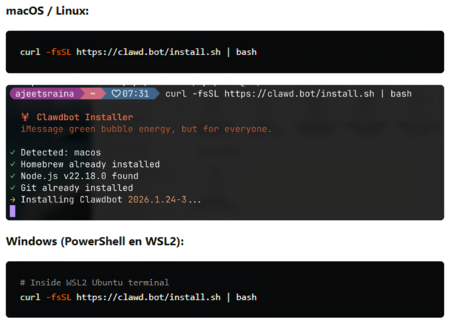 Como Instalar Clawdbot En Linux Macos Y Windows Powershell