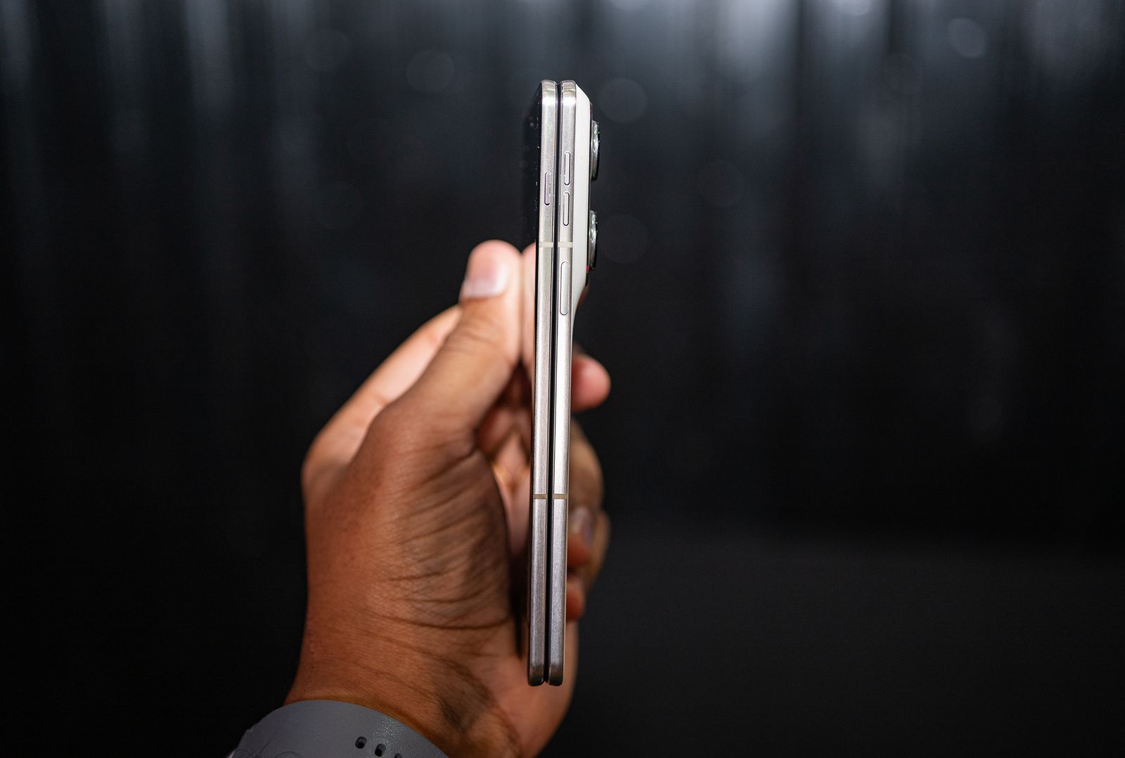 Vista lateral plegado.