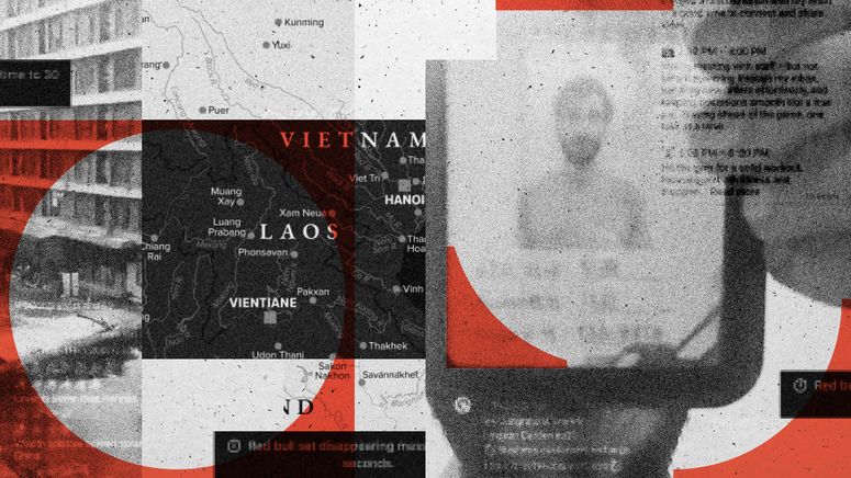 Ilustración con documentos de identificación y mapa