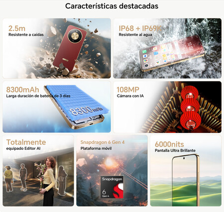 Honor Magic8 Lite Especificaciones Tecnicas