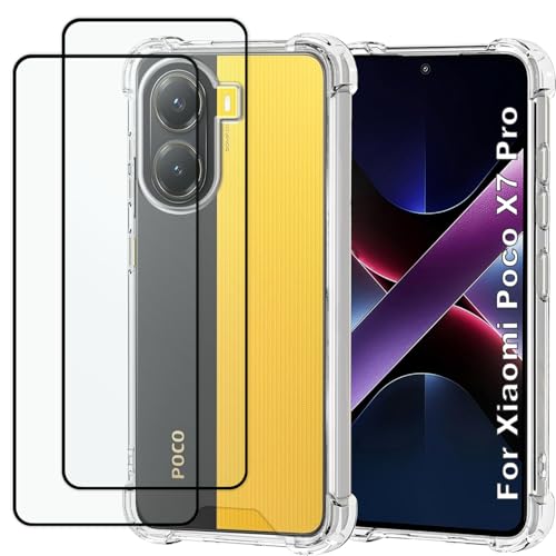 Funda y mica para Xiaomi Poco X7 Pro 5G 
