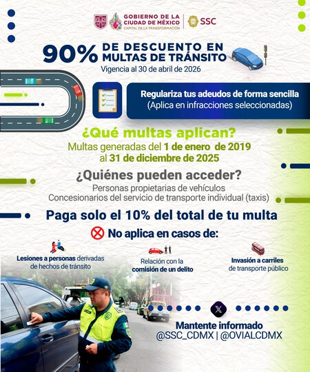 Multas Descuento Cdmx