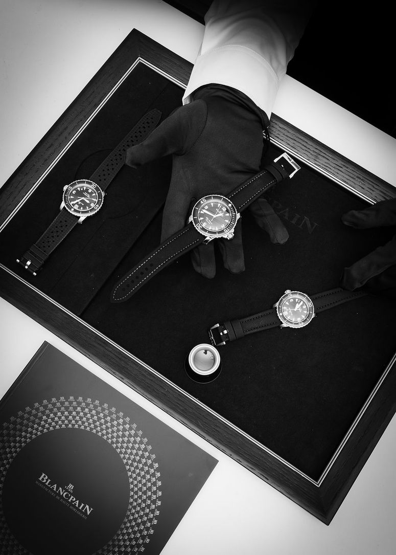 Colección Fifty Fathoms de Blancpain. 