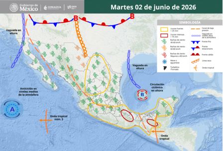 Mapa Martes 2 De Junio