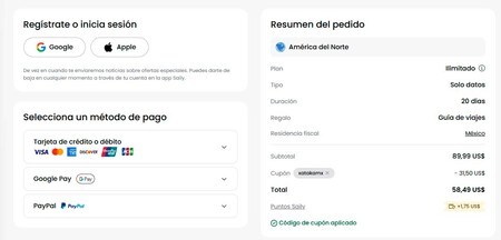 Saily Cupon Exclusivo Xataka Mexico Compras