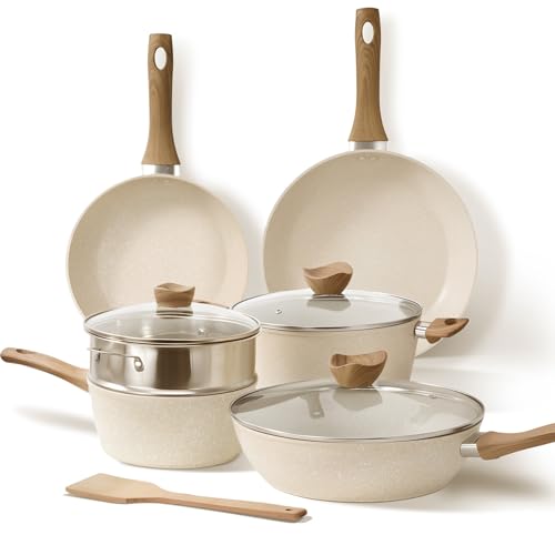 OSLIFE batería de cocina cerámica de 10 piezas