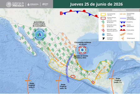 Mapas 25 Junio 2026