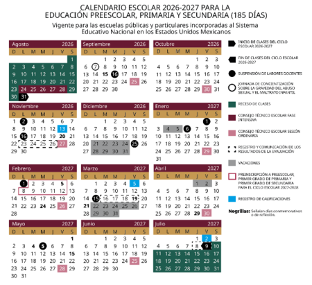 Calendario Escolar