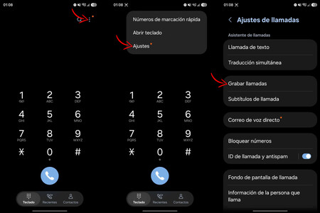 Grabar Llamadas