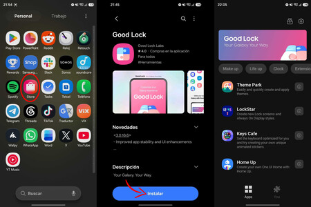 Good Lock Inicio