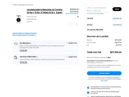 Lavasecadora Bespoke Ai Combo Oferta Mexico Samsung