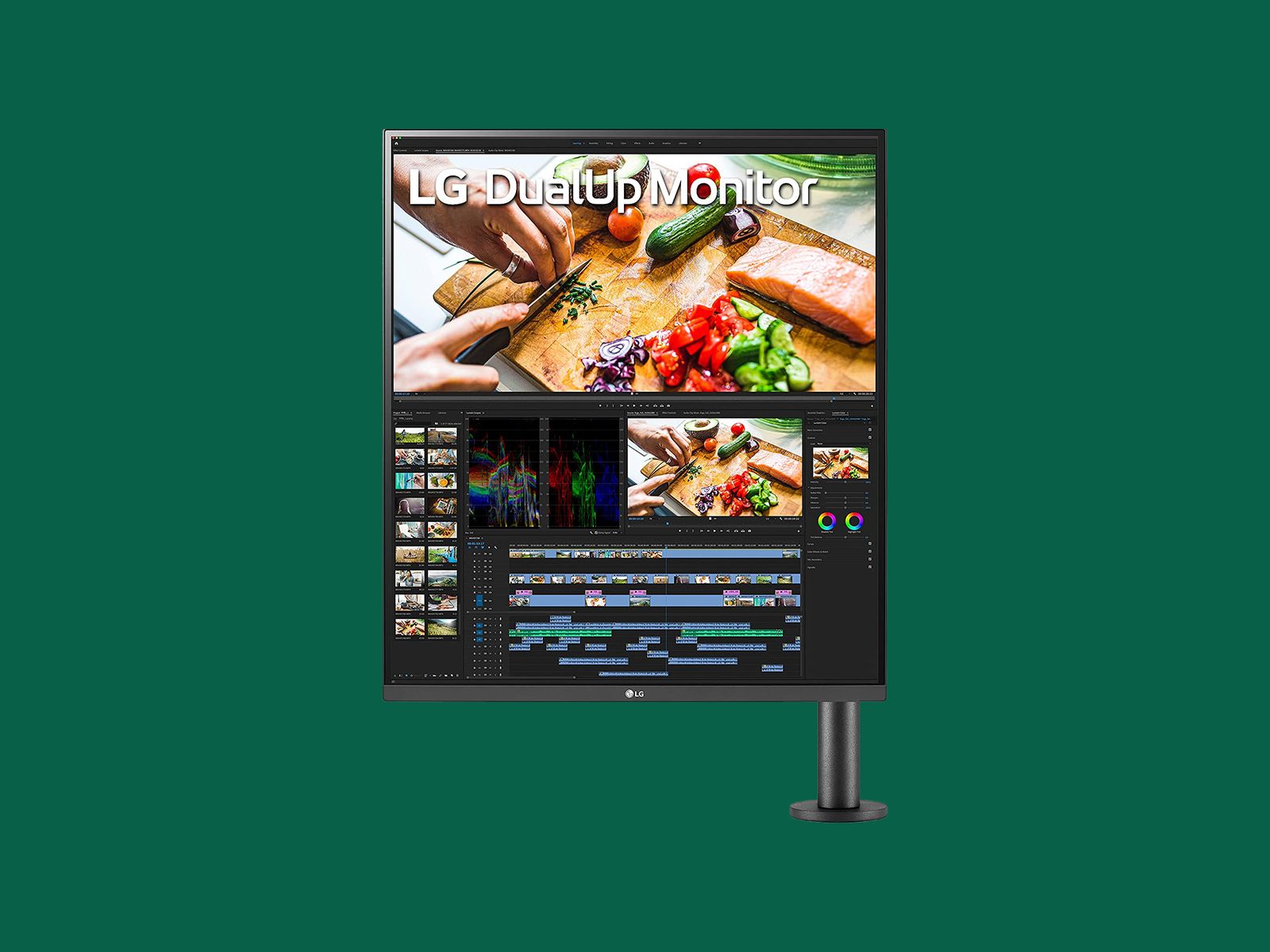 Monitor LG DualUp de 28 pulgadas con soporte Ergo