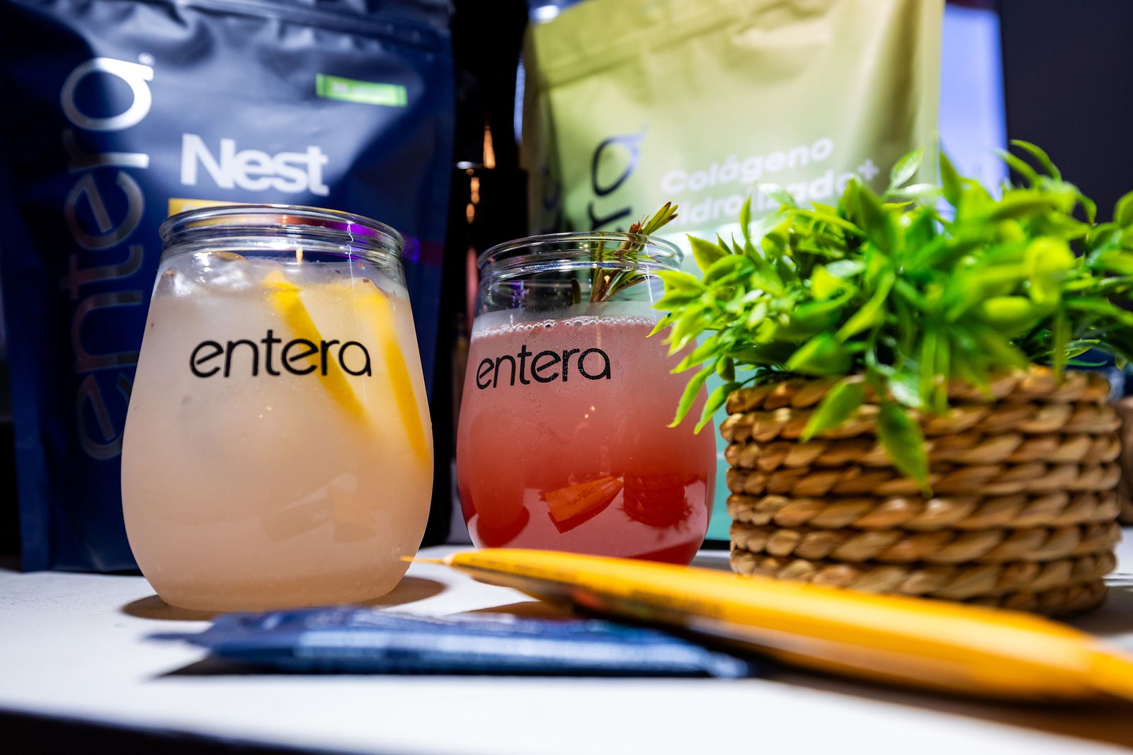 bebidas hehas con productos Entera
